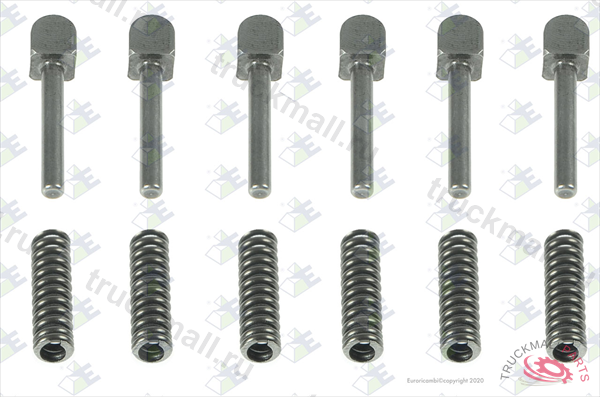 КОМПЛЕКТ ПРУЖИН И НАПРАВЛЯЮЩИХ СИНХРОНИЗАТОРА 95570574 6ШТ95570470 - 95.53.1281