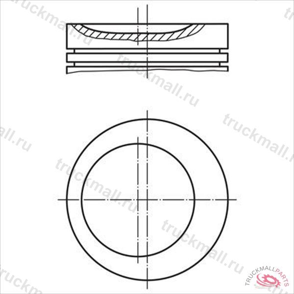 Поршень d75.0 MB - 001 29 00