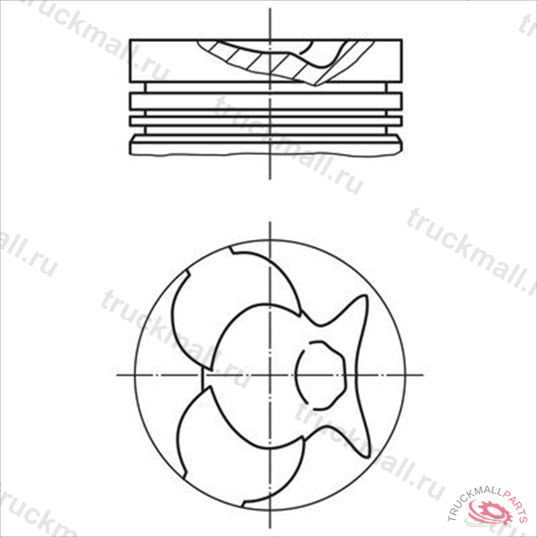 Поршень комплект - 001 33 10