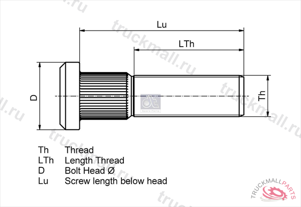 Колесный болт - 10.30004
