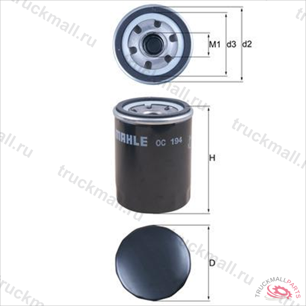 МАСЛЯНЫЙ ФИЛЬТР - OC 194