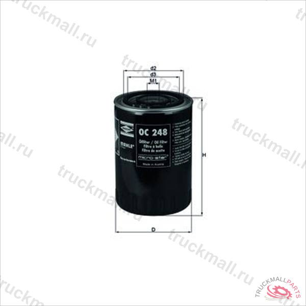 МАСЛЯНЫЙ ФИЛЬТР - OC 248